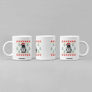 Funny Xmas Black Cat Coffee Mug Christmas Tree Killer Santa Kitten TS12 Print Your Wear