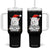 Funny Xmas Grumpy Cat Tumbler With Handle Christmas Tree Killer Santa Kitten TS12 One Size: 40 oz Black Print Your Wear