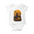 Cool German Shepherd Police Dog Celebrate Halloween Baby Onesie TS12 White Print Your Wear