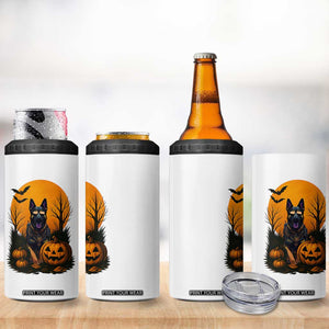 Cool German Shepherd Police Dog Celebrate Halloween 4 in 1 Can Cooler Tumbler TS12 Print Your Wear