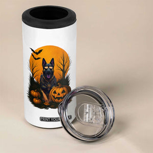 Cool German Shepherd Police Dog Celebrate Halloween 4 in 1 Can Cooler Tumbler TS12 Print Your Wear