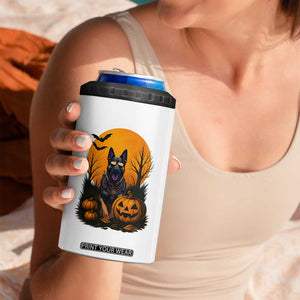 Cool German Shepherd Police Dog Celebrate Halloween 4 in 1 Can Cooler Tumbler TS12 Print Your Wear