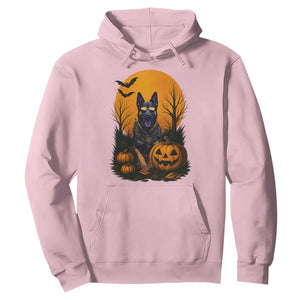 Cool German Shepherd Police Dog Celebrate Halloween Hoodie TS12 Light Pink Print Your Wear