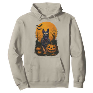 Cool German Shepherd Police Dog Celebrate Halloween Hoodie TS12 Sand Print Your Wear