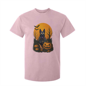 Cool German Shepherd Police Dog Celebrate Halloween T Shirt For Kid TS12 Light Pink Print Your Wear