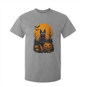 Cool German Shepherd Police Dog Celebrate Halloween T Shirt For Kid TS12 Sport Gray Print Your Wear