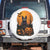 Cool German Shepherd Police Dog Celebrate Halloween Spare Tire Cover TS12 No hole White Print Your Wear