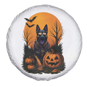 Cool German Shepherd Police Dog Celebrate Halloween Spare Tire Cover TS12 Print Your Wear
