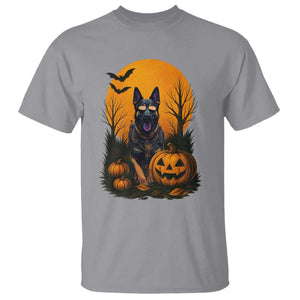 Cool German Shepherd Police Dog Celebrate Halloween T Shirt TS12 Sport Gray Print Your Wear
