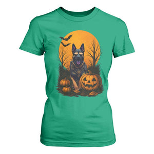Cool German Shepherd Police Dog Celebrate Halloween T Shirt For Women TS12 Irish Green Print Your Wear