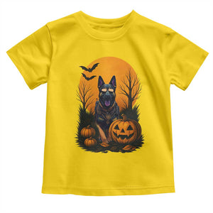 Cool German Shepherd Police Dog Celebrate Halloween Toddler T Shirt TS12 Daisy Print Your Wear