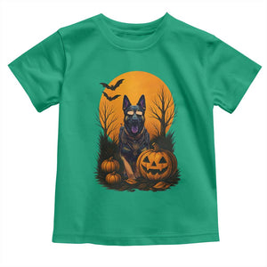 Cool German Shepherd Police Dog Celebrate Halloween Toddler T Shirt TS12 Irish Green Print Your Wear