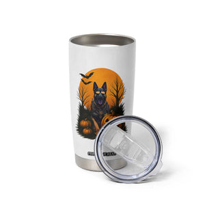 Cool German Shepherd Police Dog Celebrate Halloween Tumbler Cup TS12 Print Your Wear