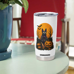 Cool German Shepherd Police Dog Celebrate Halloween Tumbler Cup TS12 Print Your Wear