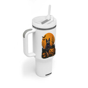 Cool German Shepherd Police Dog Celebrate Halloween Tumbler With Handle TS12 Print Your Wear