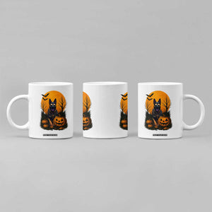 Cool German Shepherd Police Dog Celebrate Halloween Coffee Mug TS12 Print Your Wear