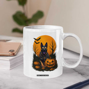 Cool German Shepherd Police Dog Celebrate Halloween Coffee Mug TS12 Print Your Wear