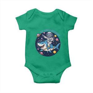 Funny Space Cat Wants Astronaut Baby Onesie Sharks Sci fi Fan Universe TS12 Irish Green Print Your Wear