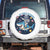 Funny Space Cat Wants Astronaut Spare Tire Cover Sharks Sci fi Fan Universe TS12 No hole White Print Your Wear