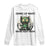 Funny Zombie Cat Wants Brains Right Meow Long Sleeve Shirt Halloween Zombie Kitten TS12 White Print Your Wear