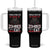 I Would Push You in Front Of Zombies To Save My Cat Tumbler With Handle Halloween Cat TS12 One Size: 40 oz Black Print Your Wear