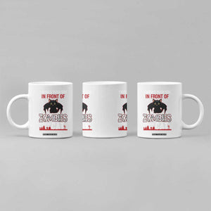 I Would Push You in Front Of Zombies To Save My Cat Coffee Mug Halloween Cat TS12 Print Your Wear