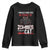 I Would Push You in Front Of Zombies To Save My Cat Youth Sweatshirt Halloween Cat TS12 Black Print Your Wear