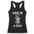 Halloween Kitty Racerback Tank Top Cute Life Is Better With A Cat TS12 Black Print Your Wear