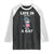 Halloween Kitty Raglan Shirt Cute Life Is Better With A Cat TS12 Black White Print Your Wear