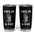 Halloween Kitty Tumbler Cup Cute Life Is Better With A Cat TS12 Black Print Your Wear