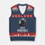 Funny I Hate Mornings V-Neck Knit Sweater Vest Cute Lazy Cat Drink Coffee TS12 Navy Red Print Your Wear