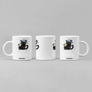 Funny I Hate Mornings Coffee Mug Cute Lazy Cat Drink Coffee TS12 Print Your Wear
