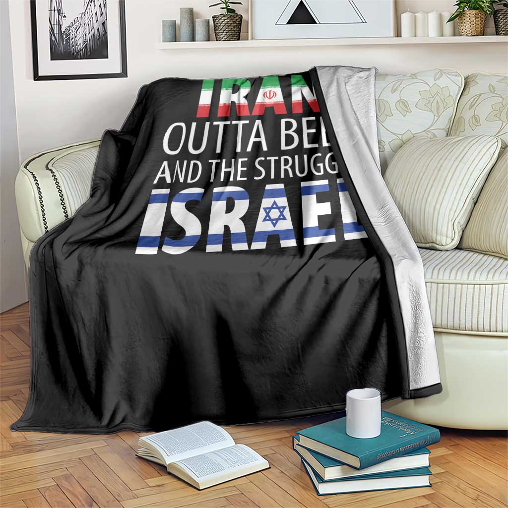 Funny Political Satire Throw Blanket Iran Outta Beer And The Struggle Israel