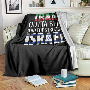 Funny Political Satire Throw Blanket Iran Outta Beer And The Struggle Israel