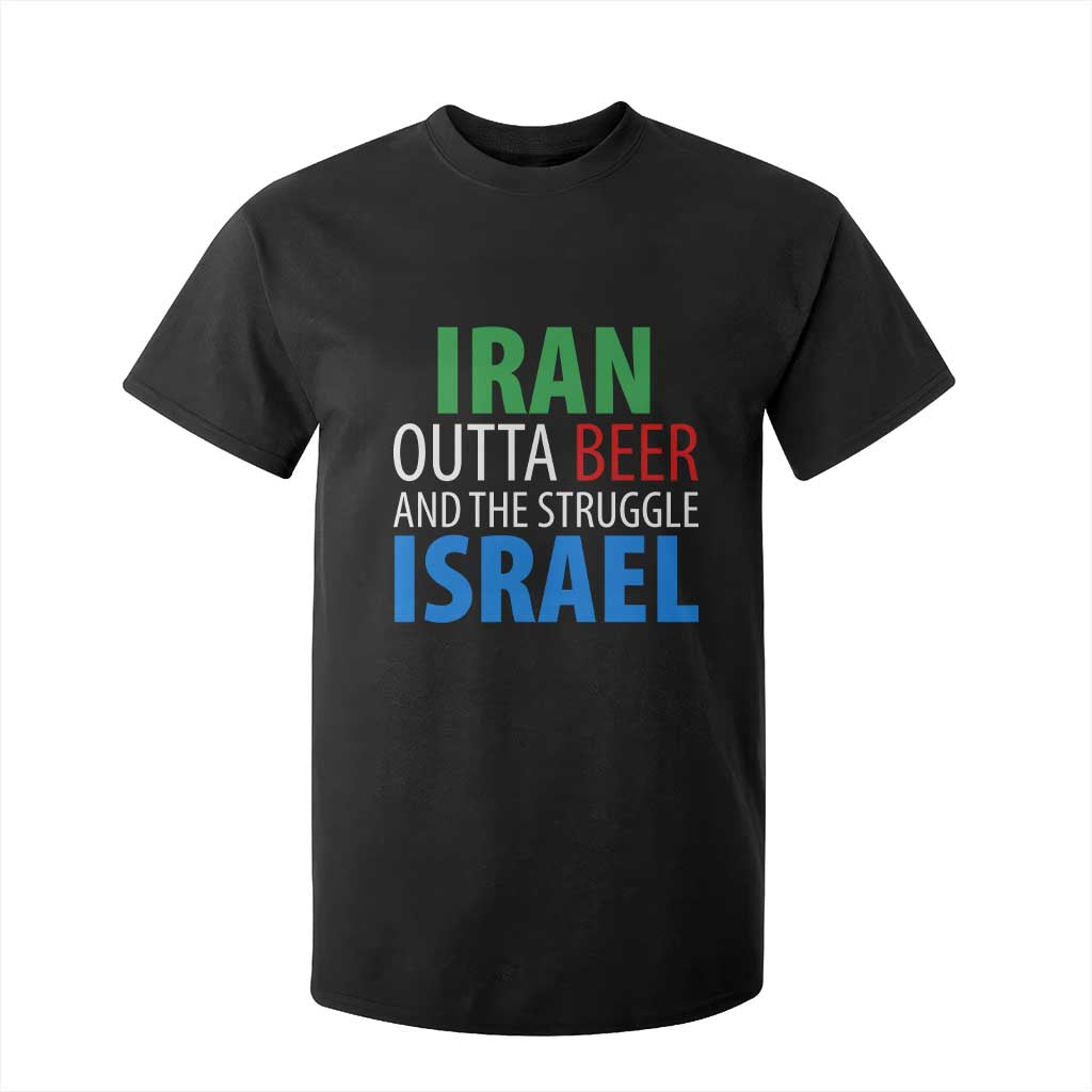 Iran And Israel Political Satire T Shirt For Kid The Great Beer Struggle