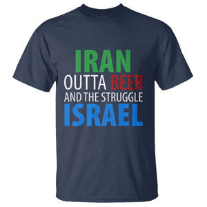 Iran And Israel Political Satire T Shirt The Great Beer Struggle