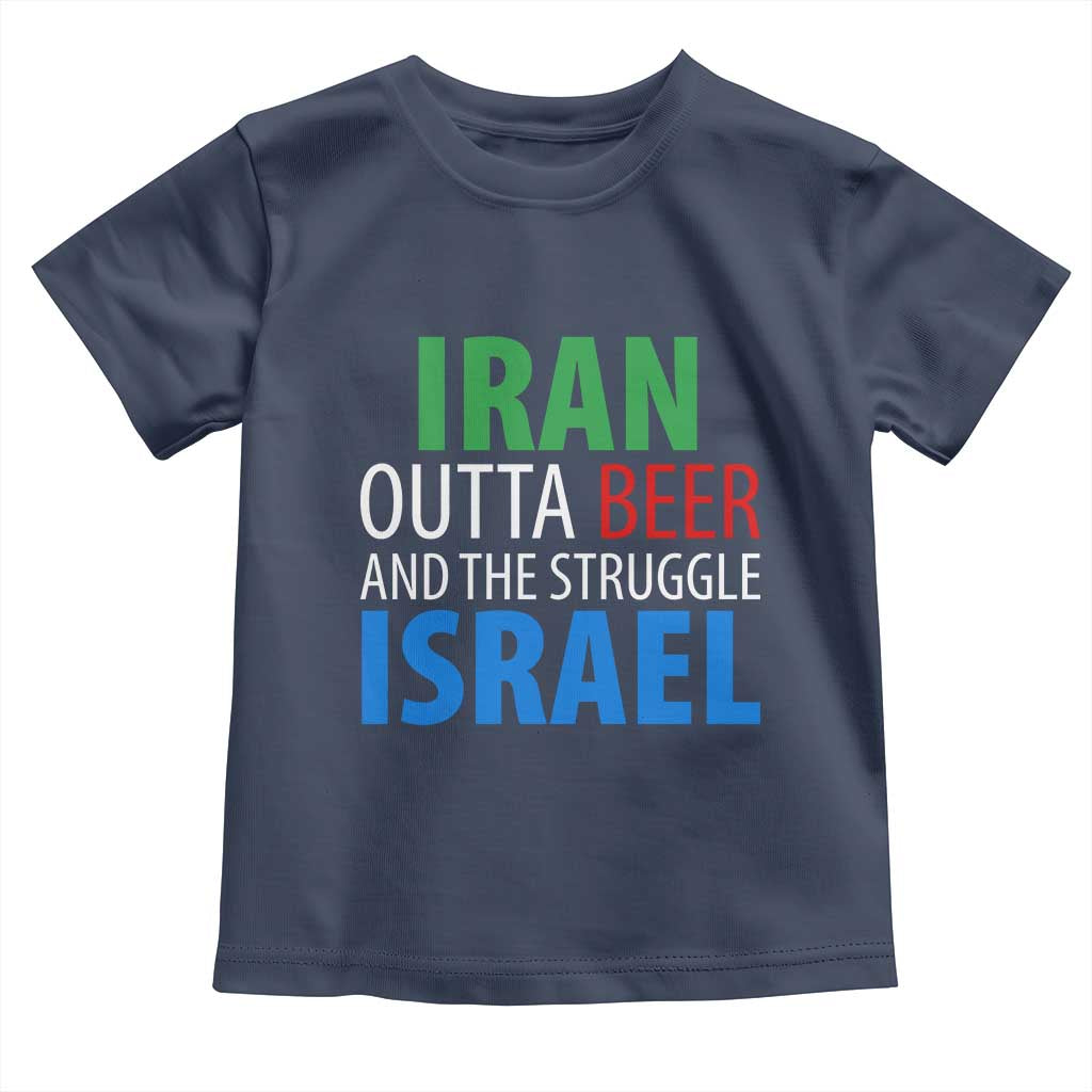 Iran And Israel Political Satire Toddler T Shirt The Great Beer Struggle
