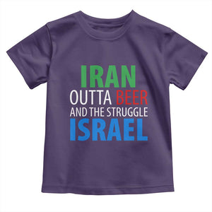 Iran And Israel Political Satire Toddler T Shirt The Great Beer Struggle