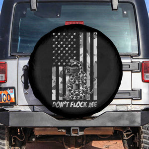 Rattlesnake Surveillance Camera US Flag Camo Graphic Spare Tire Cover Dont Flock Me