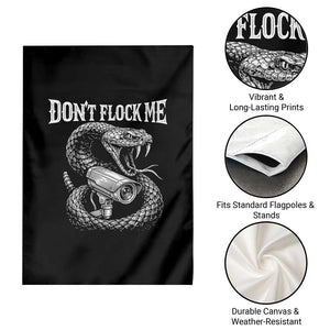 Anti Surveillance Camera Rattlesnake Garden Flag Dont Flock Me