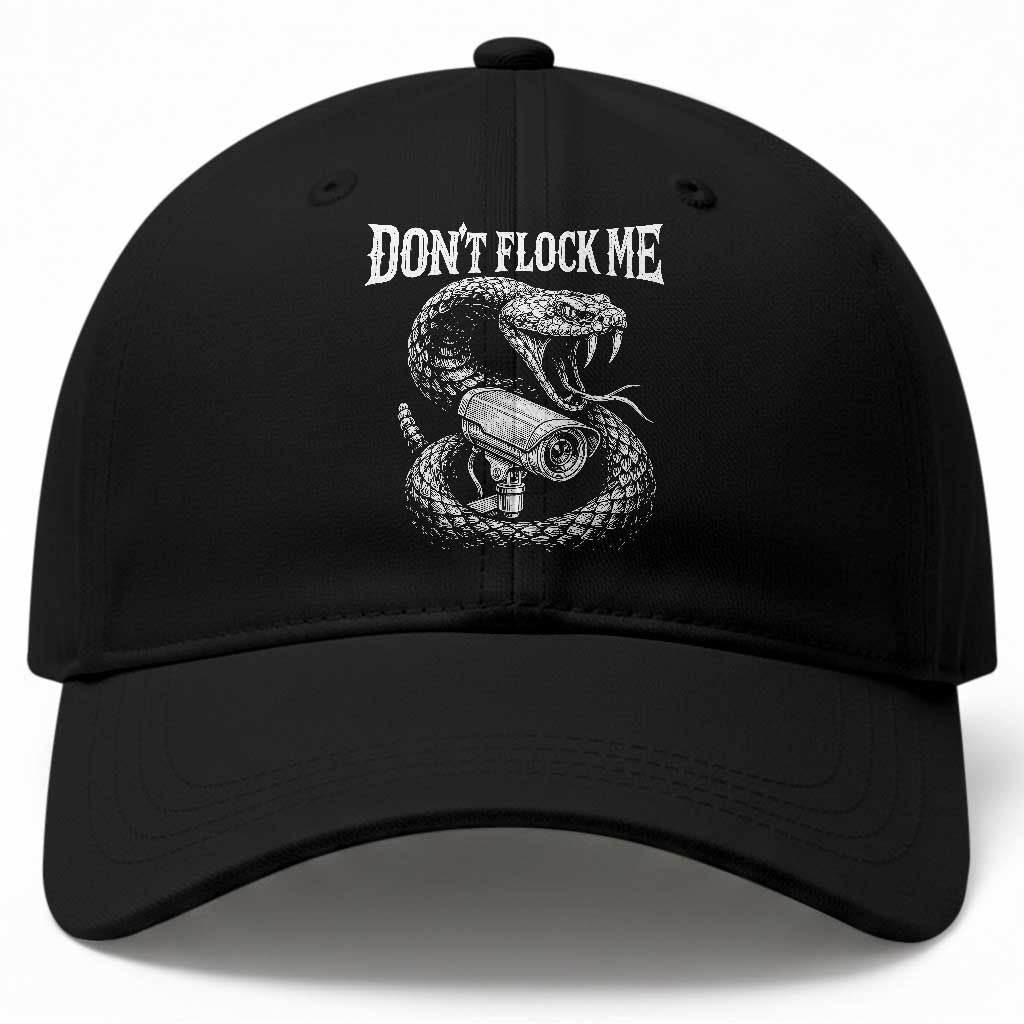 Anti Surveillance Camera Rattlesnake Baseball Cap Dont Flock Me TS12 Print Your Wear