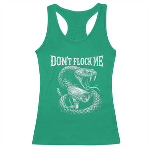 Anti Surveillance Camera Rattlesnake Racerback Tank Top Dont Flock Me