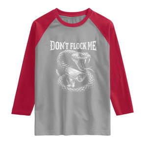 Anti Surveillance Camera Rattlesnake Raglan Shirt Dont Flock Me