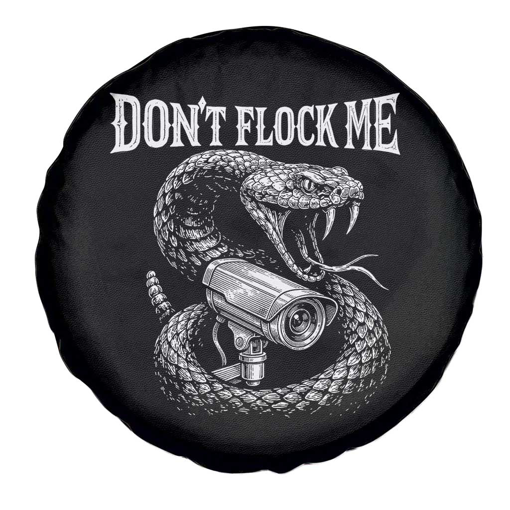 Anti Surveillance Camera Rattlesnake Spare Tire Cover Dont Flock Me