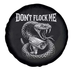 Anti Surveillance Camera Rattlesnake Spare Tire Cover Dont Flock Me