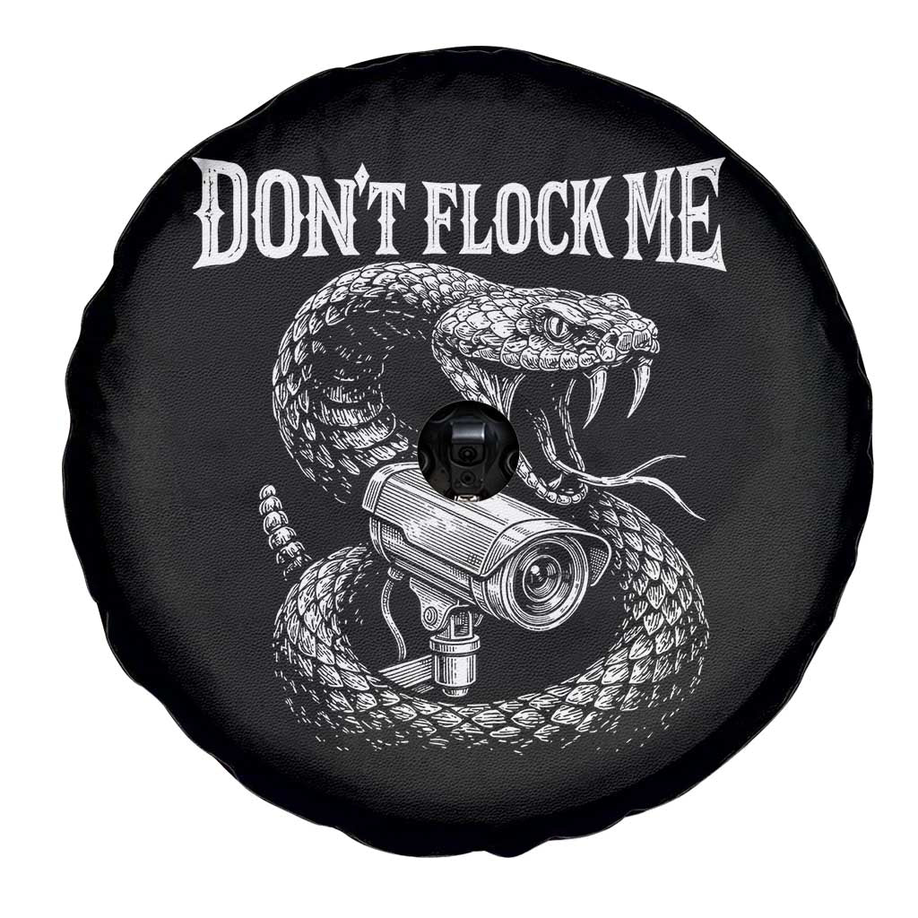 Anti Surveillance Camera Rattlesnake Spare Tire Cover Dont Flock Me