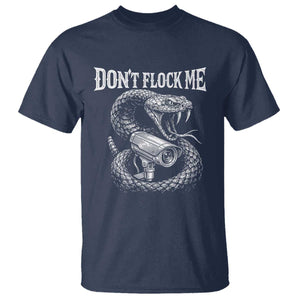Anti Surveillance Camera Rattlesnake T Shirt Dont Flock Me