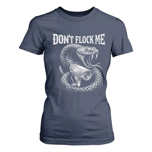 Anti Surveillance Camera Rattlesnake T Shirt For Women Dont Flock Me