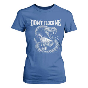Anti Surveillance Camera Rattlesnake T Shirt For Women Dont Flock Me