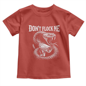 Anti Surveillance Camera Rattlesnake Toddler T Shirt Dont Flock Me